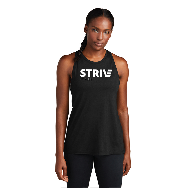 Strive - Tank Top - LST402 - Black - Full Front