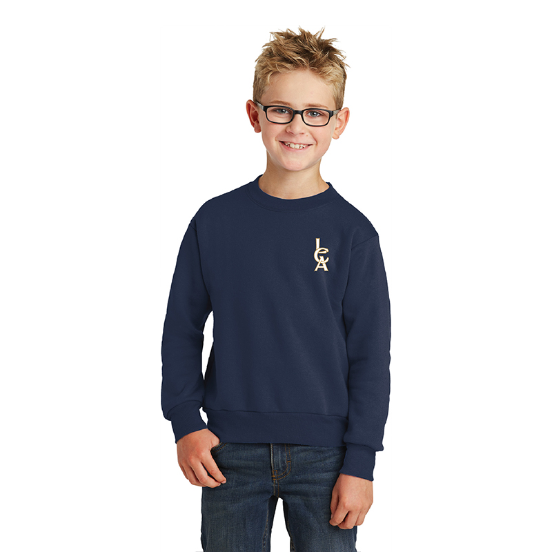 LCA - PC90Y Port & Company Essential Fleece Crewneck - Navy